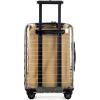 imageTravelers Choice Transparent Hardside Spinner Luggage Translucent CarryOn 22InchTan