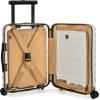 imageTravelers Choice Transparent Hardside Spinner Luggage Translucent CarryOn 22InchTan
