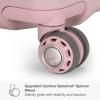 imageTravelers Choice Ultimax Polycarbonate Hardside Trunk Spinner Wheels TSA Lock Rose Pink 21Inch Carryon LuggageRose Pink