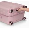imageTravelers Choice Ultimax Polycarbonate Hardside Trunk Spinner Wheels TSA Lock Rose Pink 21Inch Carryon LuggageRose Pink