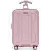 imageTravelers Choice Ultimax Polycarbonate Hardside Trunk Spinner Wheels TSA Lock Rose Pink 21Inch Carryon LuggageRose Pink