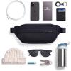 imageTravelers Choice Belfast 10quot Sling Bag Fanny Pack Hiking Stylish Comfortable ModernBlack