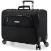 imageTravelers Choice CarryOn Softside 8Wheeled Spinner Garment Bag Luggage Black 21Inch
