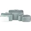 imageTravelers Choice Cloverland Packing Cubes 5 Piece Set Marble PinkGrey