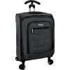 imageTravelers Choice TCruiser Expandable Spinner Luggage Gray Silverwood Softside 26InchGray
