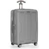 imageTravelers Choice Ultimax Polycarbonate Hardside Trunk Spinner Wheels TSA Lock Rose Pink 21Inch Carryon LuggageSlate Gray