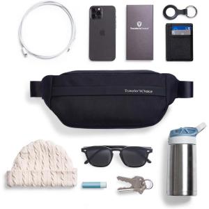 imageTravelers Choice Belfast 10quot Sling Bag Fanny Pack Hiking Stylish Comfortable ModernBlack