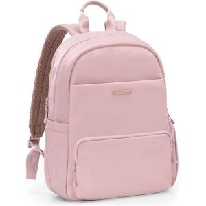imageTravelers Choice Iria 20L Backpack for Women Water Resistant Travel Bag Daypack Work College Business Commuter Dusty Pink Carryon Laptop BackpackDusty Pink