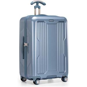 imageTravelers Choice Ultimax Polycarbonate Hardside Trunk Spinner Wheels TSA Lock Rose Pink 21Inch Carryon LuggageTeal