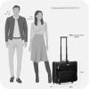 imageTravel Select Amsterdam Business Rolling Garment Bag Softside Expandable Rolling 2Wheeled Suit Carrier Gray One SizeBlack