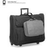 imageTravel Select Amsterdam Business Rolling Garment Bag Softside Expandable Rolling 2Wheeled Suit Carrier Gray One SizeGray