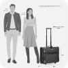 imageTravel Select Amsterdam Business Rolling Garment Bag Softside Expandable Rolling 2Wheeled Suit Carrier Gray One SizeGray