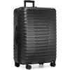imageUS Traveler Boren Polycarbonate Hardside Rugged Travel Suitcase Luggage with 8 Spinner Wheels Aluminum Handle Mint CheckedMedium 26InchBlack