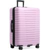 imageUS Traveler Boren Polycarbonate Hardside Rugged Travel Suitcase Luggage with 8 Spinner Wheels Aluminum Handle Mint CheckedMedium 26InchLavender