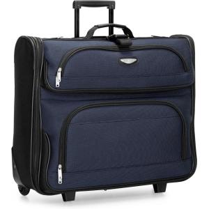 imageTravel Select Amsterdam Business Rolling Garment Bag Softside Expandable Rolling 2Wheeled Suit Carrier Gray One SizeNavy