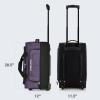 imagePacific Gear Duffel Bag with Rolling WheelsPurple