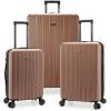 imageTravelers Choice Dana Point Hardside Expandable Luggage with Spinner Wheels Rose Gold 3Piece SetRose Gold