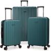 imageTravelers Choice Dana Point Hardside Expandable Luggage with Spinner Wheels Rose Gold 3Piece SetSpruce
