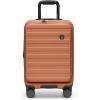 imageTravelers Choice Novia Top Opening Expandable Polycarbonate Luggage with Spinner Wheels Autumn Leaves 25Inch MediumAutumn Leaves