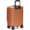 imageTravelers Choice Novia Top Opening Expandable Polycarbonate Luggage with Spinner Wheels Autumn Leaves 25Inch MediumAutumn Leaves