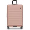 imageTravelers Choice Novia Top Opening Expandable Polycarbonate Luggage with Spinner Wheels Autumn Leaves 25Inch MediumPink