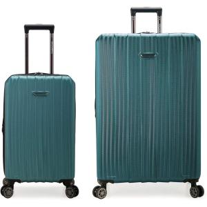 imageTravelers Choice Dana Point Hardside Expandable Luggage with Spinner Wheels Rose Gold 3Piece SetSpruce