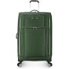 imageTravelers Choice Lares Softside Expandable Luggage with Spinner Wheels Purple 2 Piece Luggage SetGreen