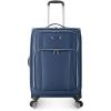 imageTravelers Choice Lares Softside Expandable Luggage with Spinner Wheels Purple 2 Piece Luggage SetNavy