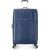 imageTravelers Choice Lares Softside Expandable Luggage with Spinner Wheels Purple 2 Piece Luggage SetNavy