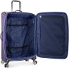 imageTravelers Choice Lares Softside Expandable Luggage with Spinner Wheels Purple 2 Piece Luggage SetPurple