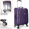 imageTravelers Choice Lares Softside Expandable Luggage with Spinner Wheels Purple 2 Piece Luggage SetPurple