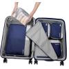 imageTravelers Choice Cloverland Packing Cubes 5Piece Set Light BeigeNavy