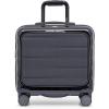 imageTravelers Choice Edinburgh II Hardside Luggage with Spinner Wheels TSA Lock Black 16Inch MiniBlack