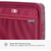 imageTravelers Choice Edinburgh II Hardside Luggage with Spinner Wheels TSA Lock Black 16Inch MiniRed