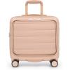 imageTravelers Choice Edinburgh II Hardside Luggage with Spinner Wheels TSA Lock Black 16Inch MiniSand