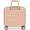 imageTravelers Choice Edinburgh II Hardside Luggage with Spinner Wheels TSA Lock Black 16Inch MiniSand