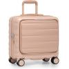 imageTravelers Choice Edinburgh II Hardside Luggage with Spinner Wheels TSA Lock Black 16Inch MiniSand