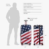 image:imageTravelers Choice Maxporter II Polycarbonate Hardside Trunk with Spinner Wheels Green 28Inch Medium TrunkAmerican Flag