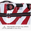 image:imageTravelers Choice Maxporter II Polycarbonate Hardside Trunk with Spinner Wheels Green 28Inch Medium TrunkAmerican Flag