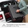 image:imageTravelers Choice Maxporter II Polycarbonate Hardside Trunk with Spinner Wheels Green 28Inch Medium TrunkBlack