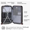 image:imageTravelers Choice Maxporter II Polycarbonate Hardside Trunk with Spinner Wheels Green 28Inch Medium TrunkBlack