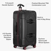 image:imageTravelers Choice Maxporter II Polycarbonate Hardside Trunk with Spinner Wheels Green 28Inch Medium TrunkBlack