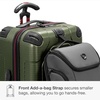 image:imageTravelers Choice Maxporter II Polycarbonate Hardside Trunk with Spinner Wheels Green 28Inch Medium TrunkDark Green