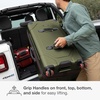 image:imageTravelers Choice Maxporter II Polycarbonate Hardside Trunk with Spinner Wheels Green 28Inch Medium TrunkDark Green