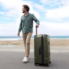 image:imageTravelers Choice Maxporter II Polycarbonate Hardside Trunk with Spinner Wheels Green 28Inch Medium TrunkDark Green