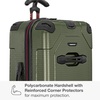 image:imageTravelers Choice Maxporter II Polycarbonate Hardside Trunk with Spinner Wheels Green 28Inch Medium TrunkDark Green