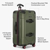 image:imageTravelers Choice Maxporter II Polycarbonate Hardside Trunk with Spinner Wheels Green 28Inch Medium TrunkDark Green