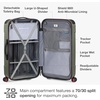 image:imageTravelers Choice Maxporter II Polycarbonate Hardside Trunk with Spinner Wheels Green 28Inch Medium TrunkDark Green