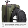 image:imageTravelers Choice Maxporter II Polycarbonate Hardside Trunk with Spinner Wheels Green 28Inch Medium TrunkDark Green