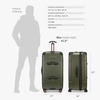 image:imageTravelers Choice Maxporter II Polycarbonate Hardside Trunk with Spinner Wheels Green 28Inch Medium TrunkDark Green